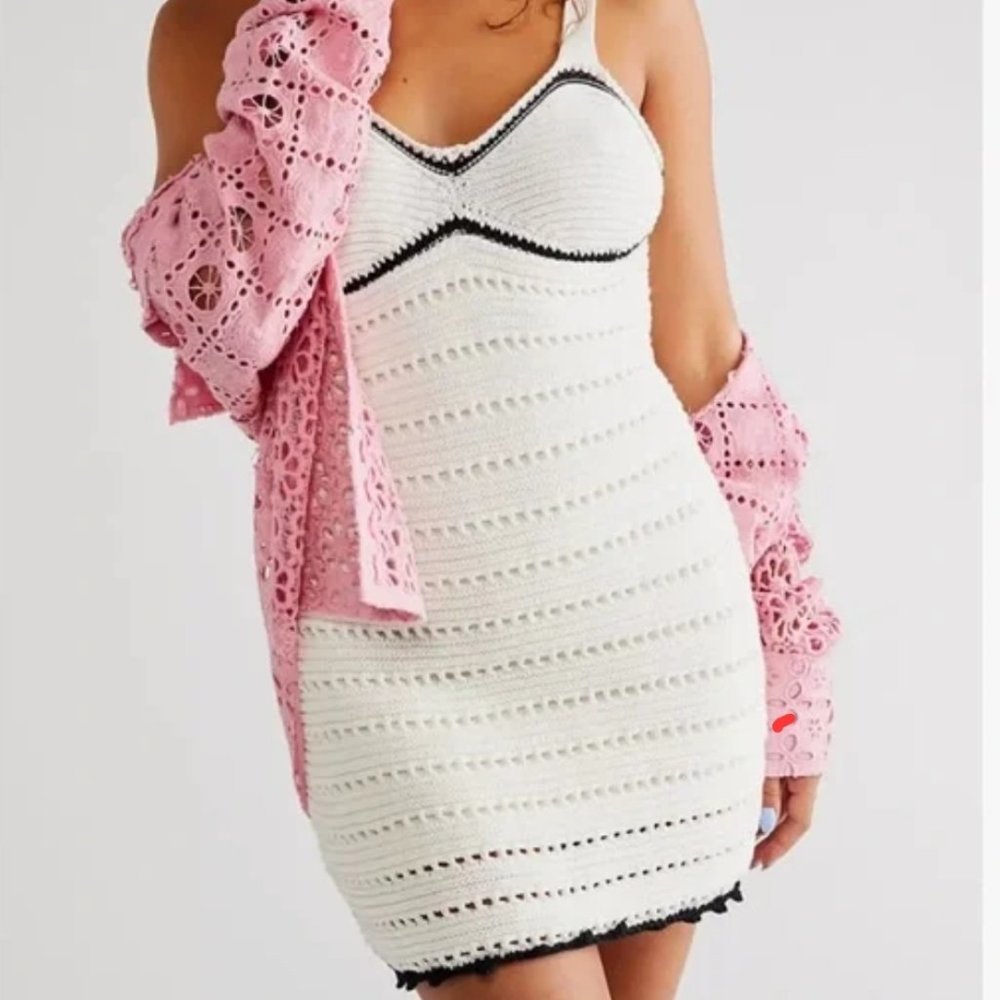 🤍NWOT🤍 FREE PEOPLE KNIT MINI DRESS